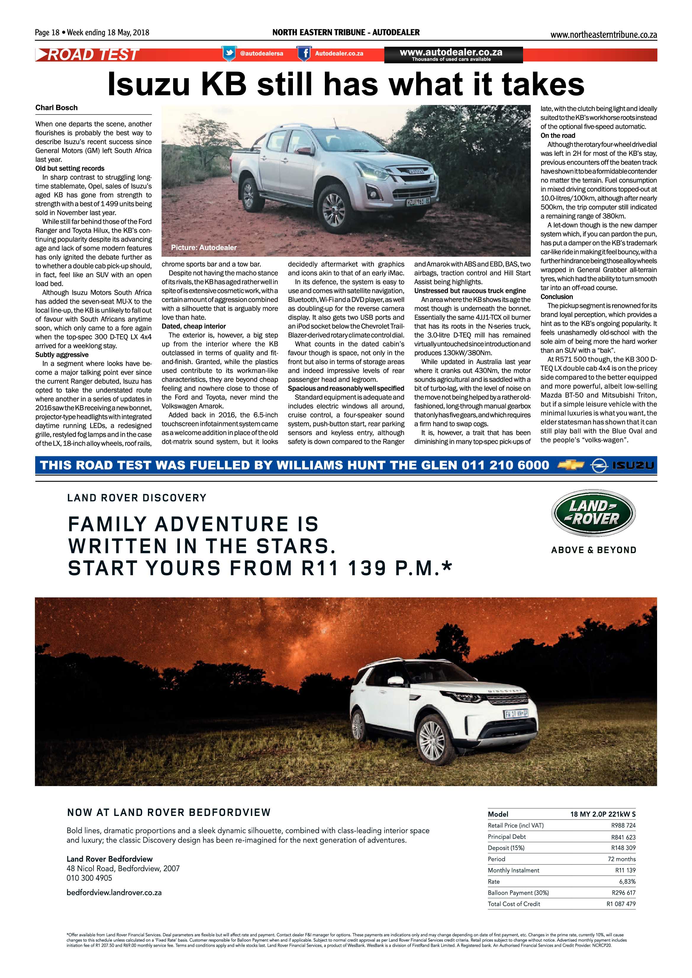 Northeastern Tribune 18 May 2018 page 18