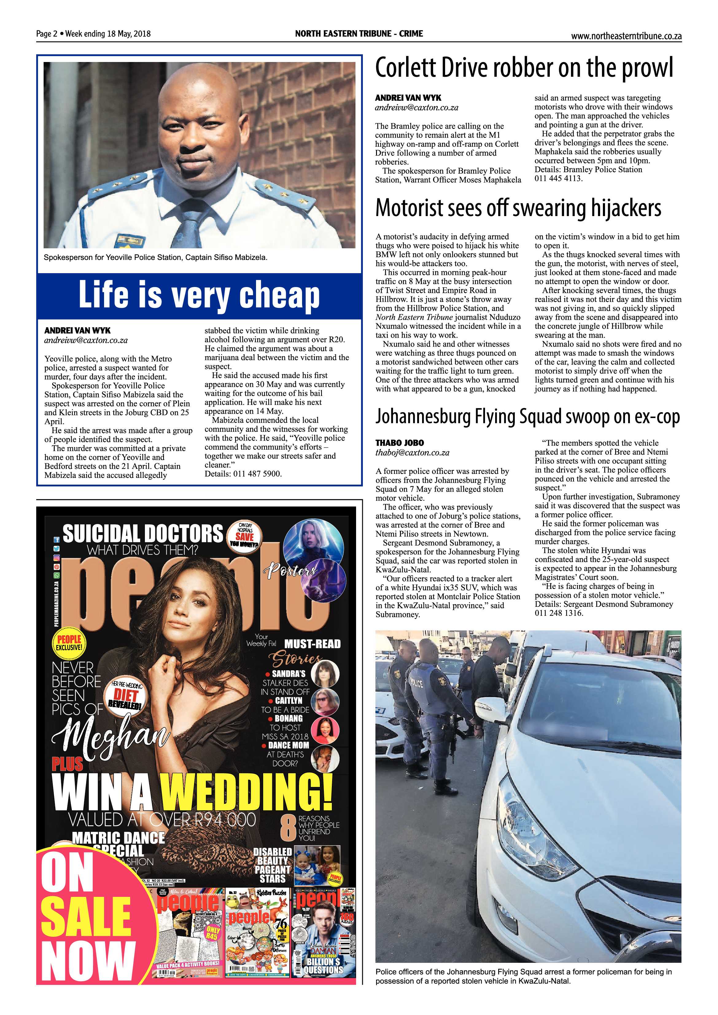 Northeastern Tribune 18 May 2018 page 2