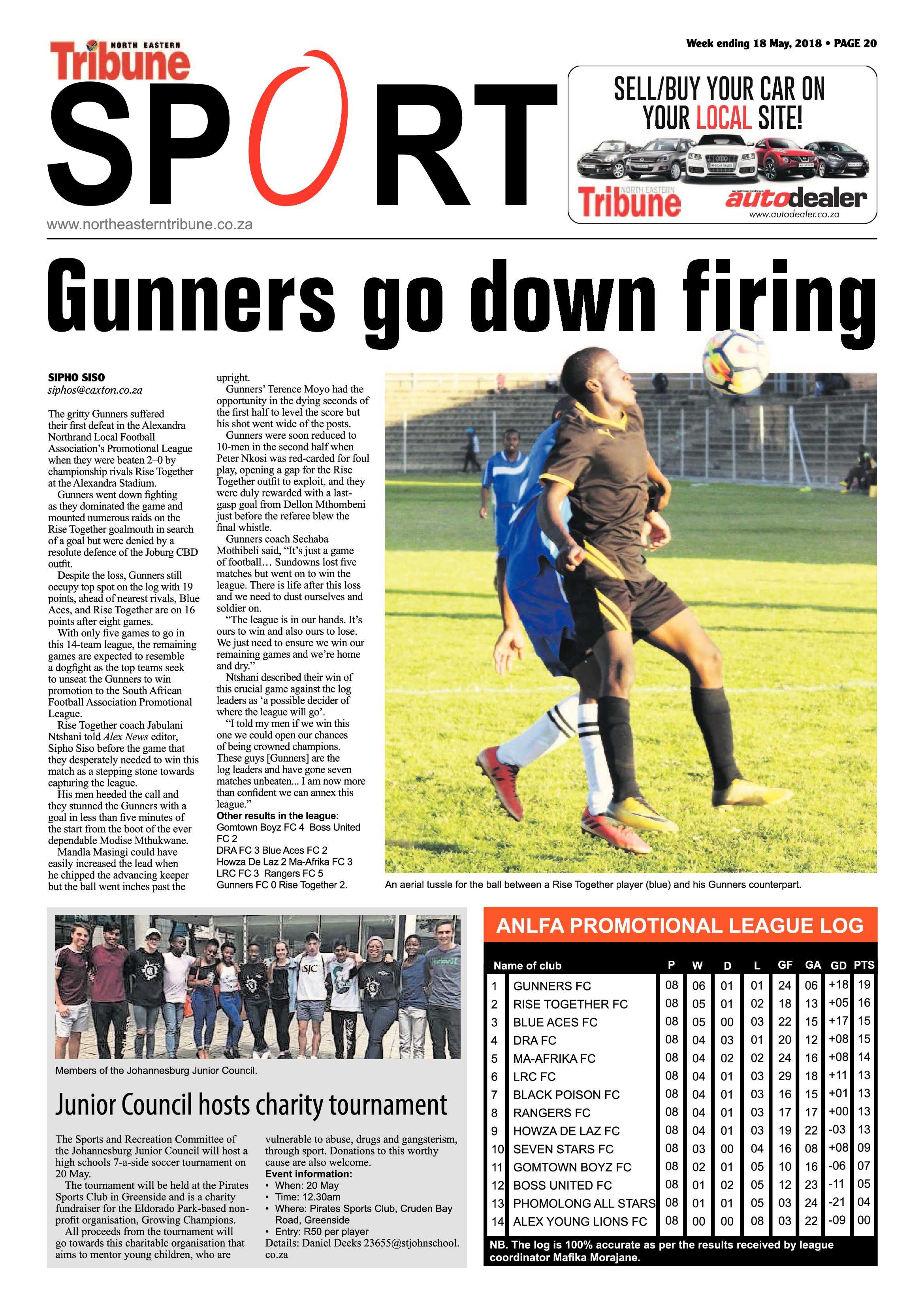 Northeastern Tribune 18 May 2018 page 20