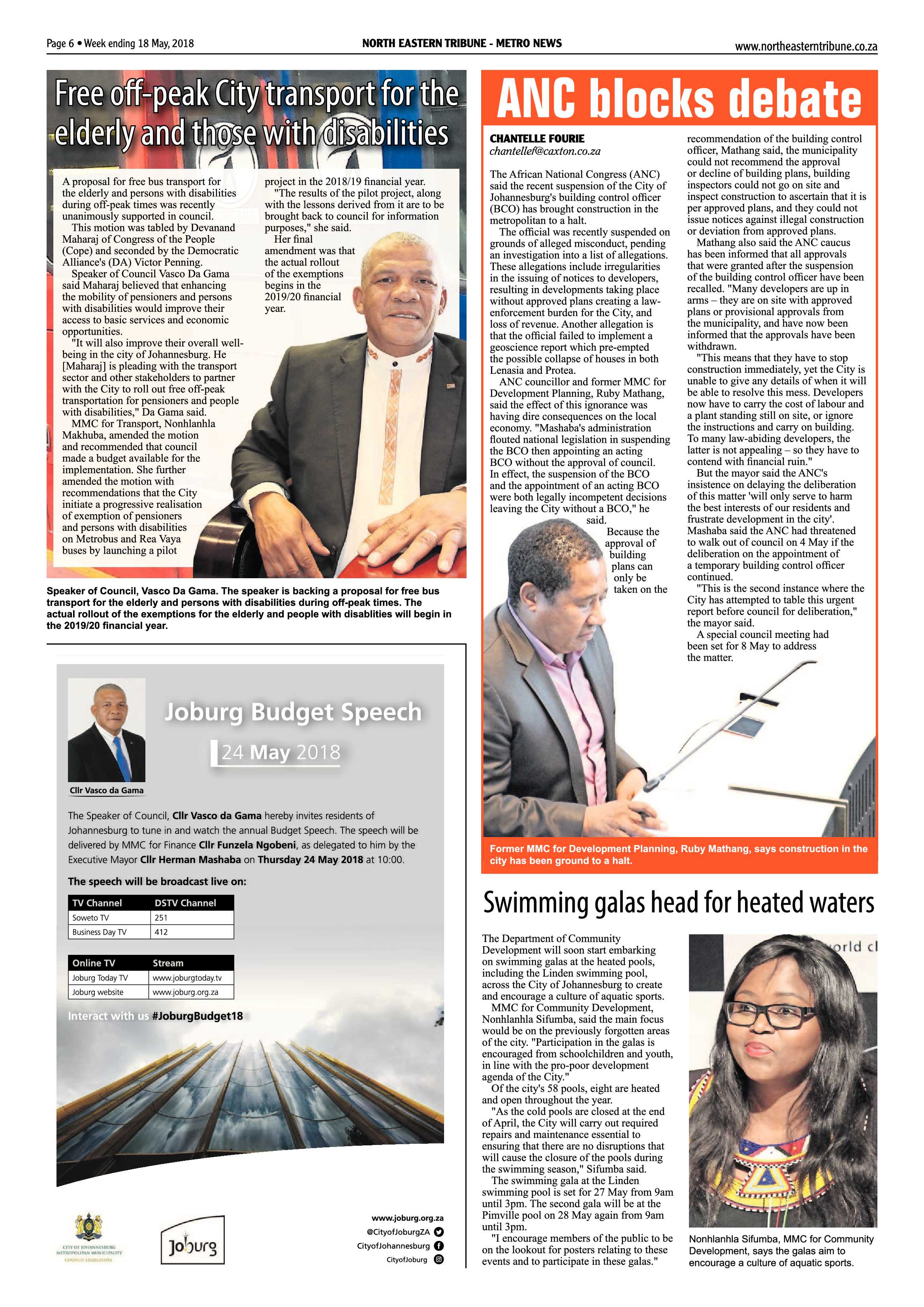 Northeastern Tribune 18 May 2018 page 6