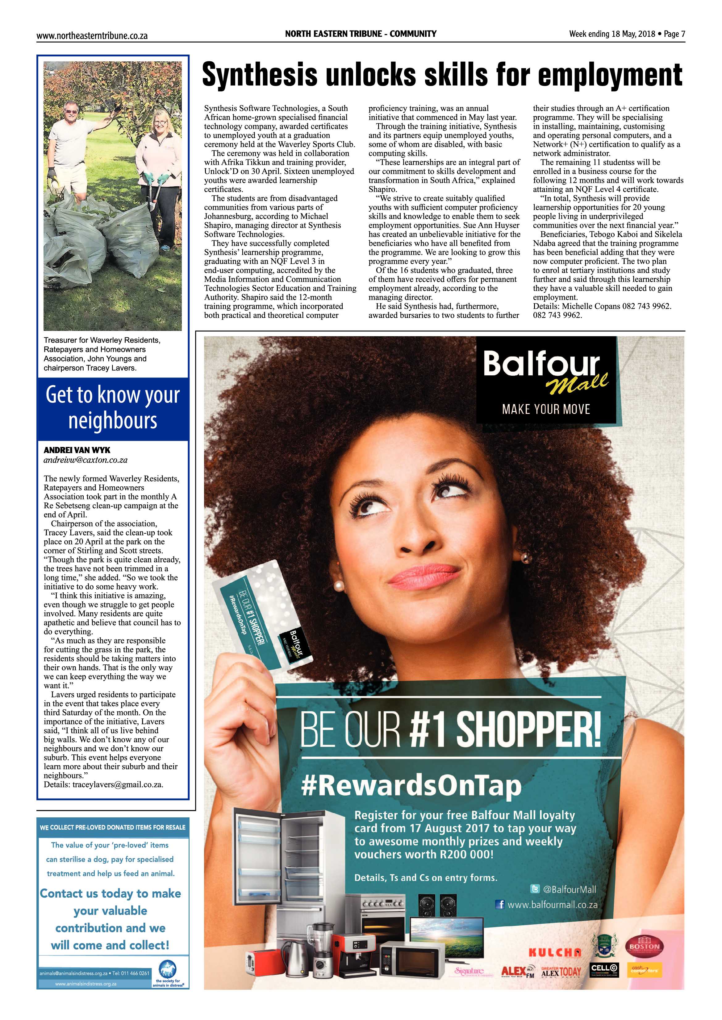 Northeastern Tribune 18 May 2018 page 7