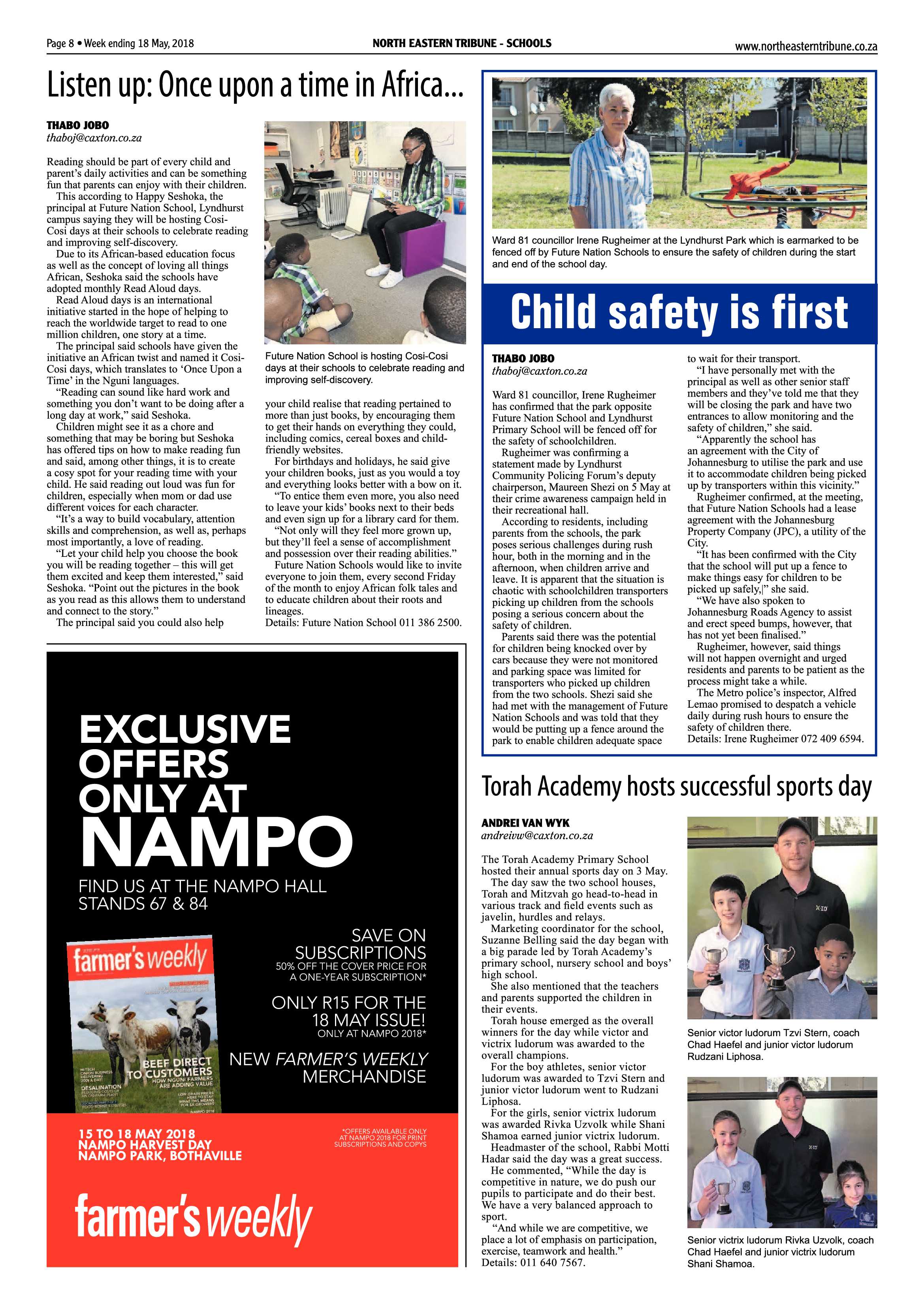 Northeastern Tribune 18 May 2018 page 8