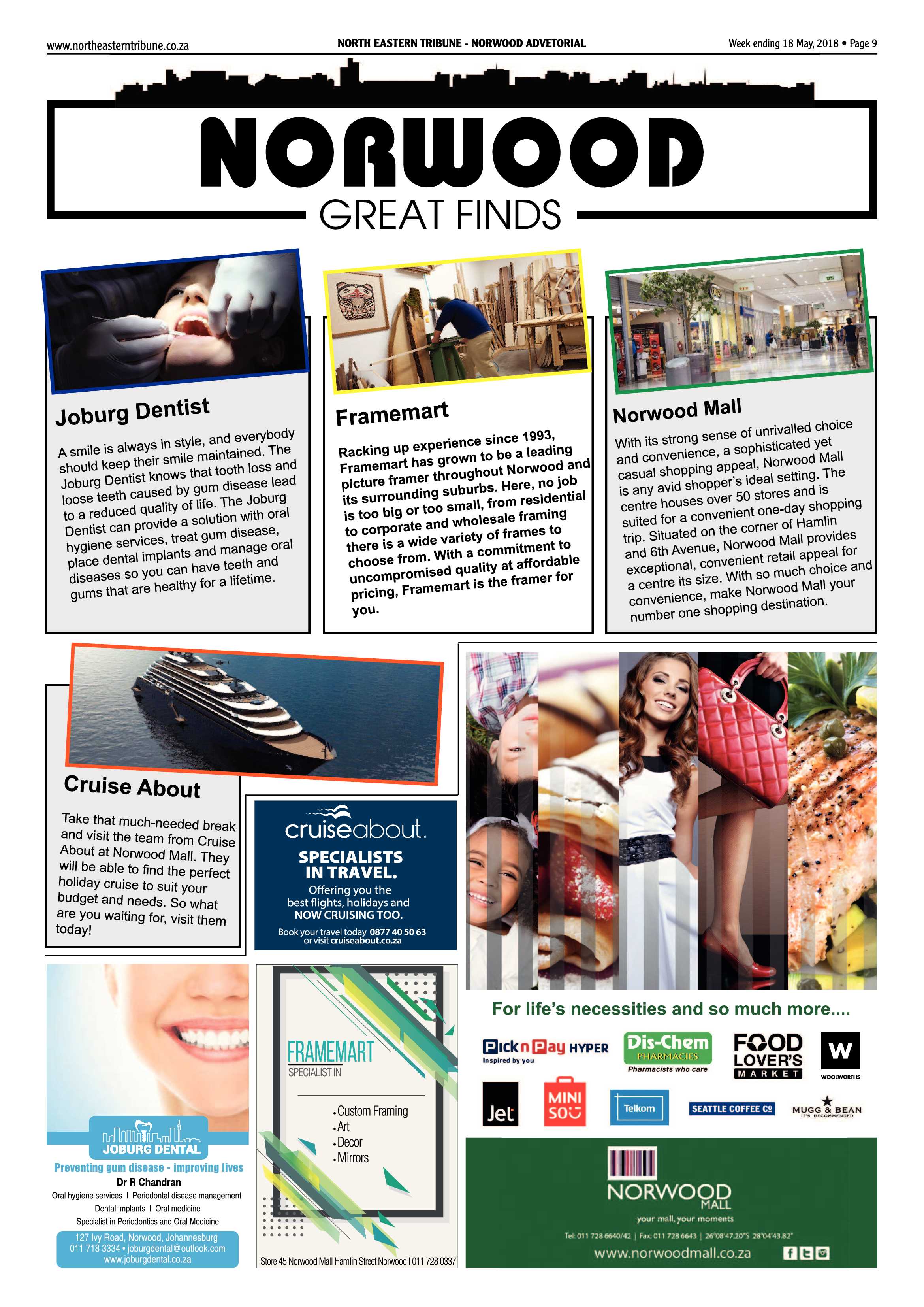 Northeastern Tribune 18 May 2018 page 9