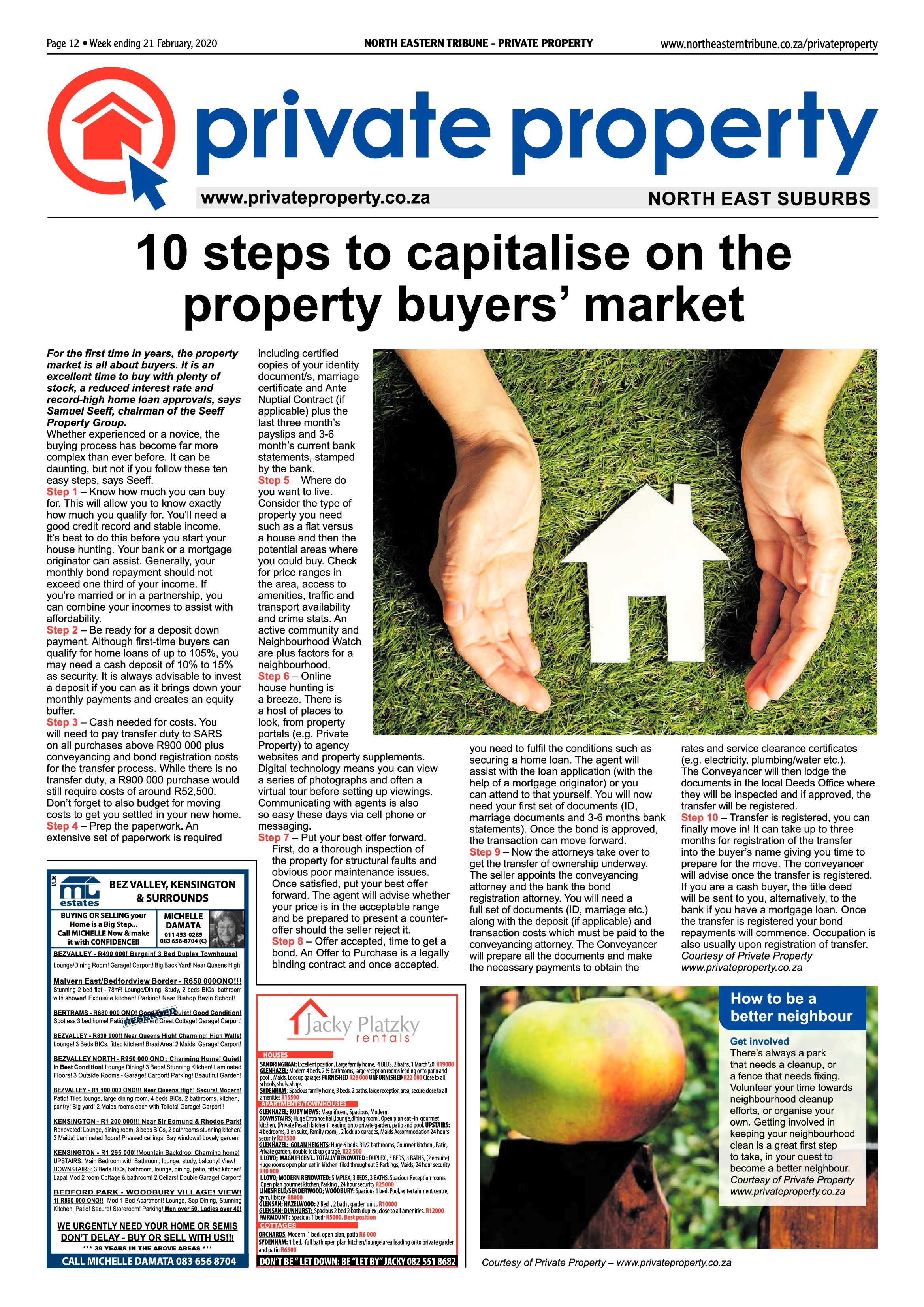North Eastern Tribune 21 February 2020 page 12