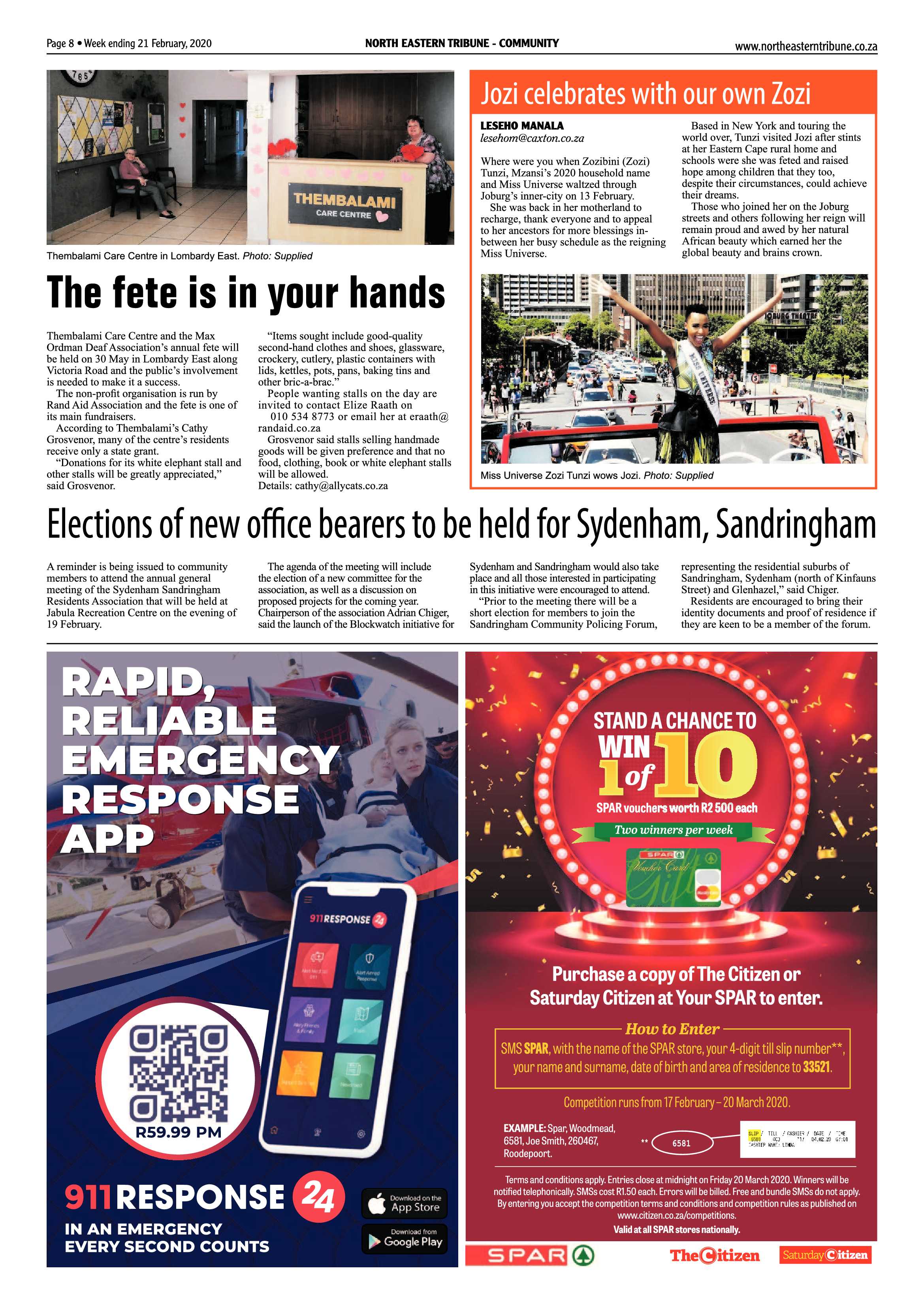 North Eastern Tribune 21 February 2020 page 8