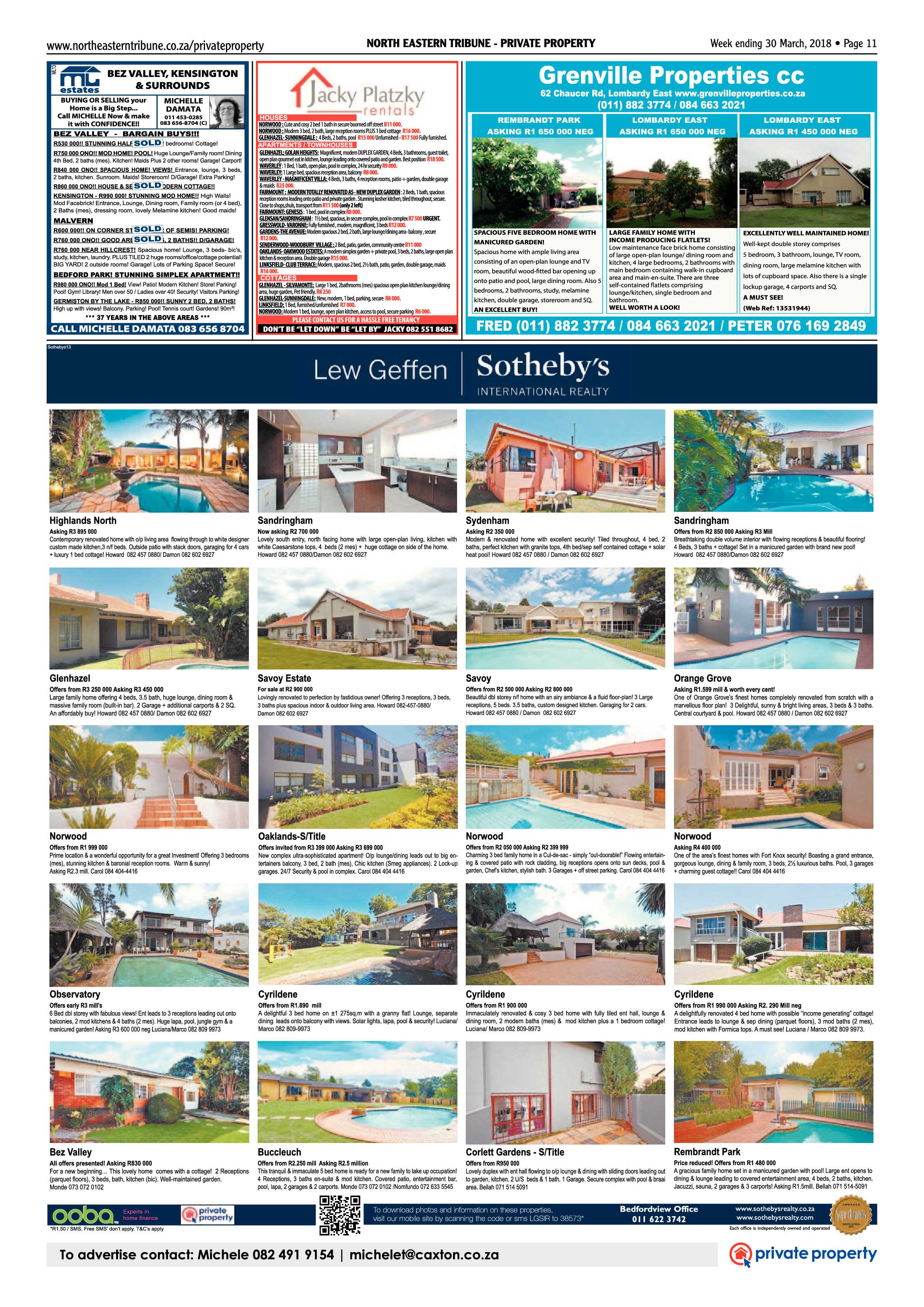 North Eastern Tribune 30 March, 2018 page 11