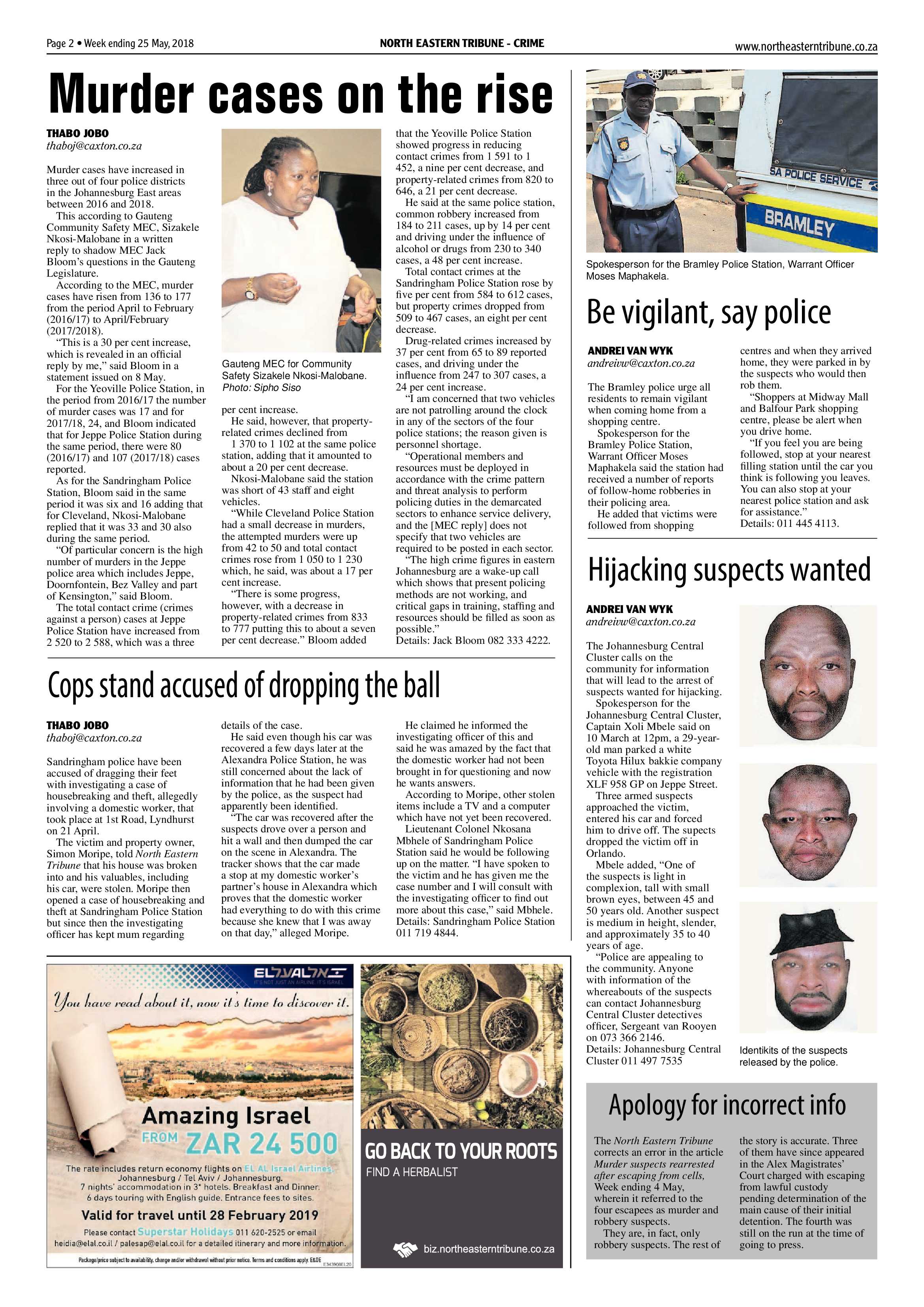 North Eastern Tribune 25 May 2018 page 2