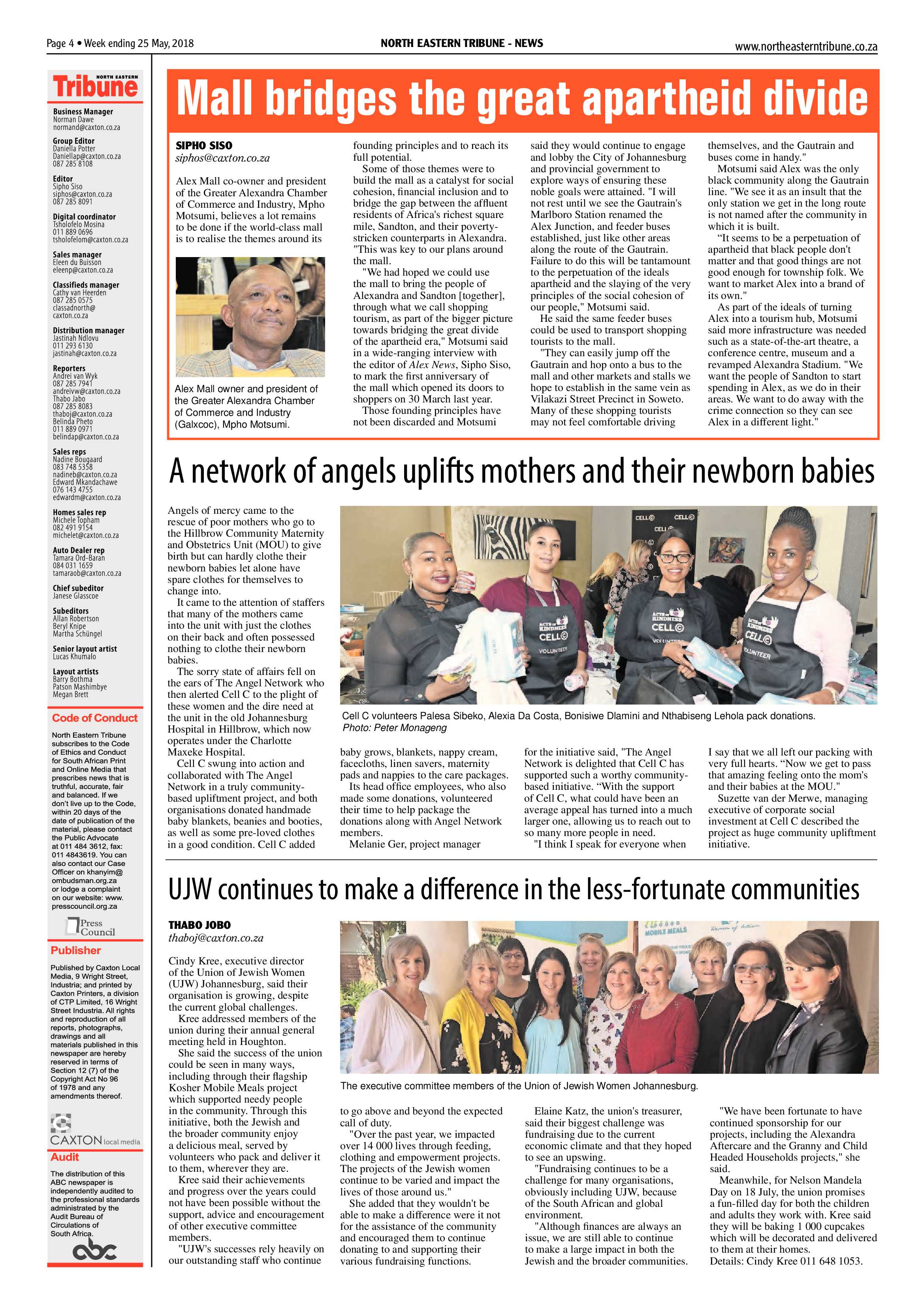 North Eastern Tribune 25 May 2018 page 4