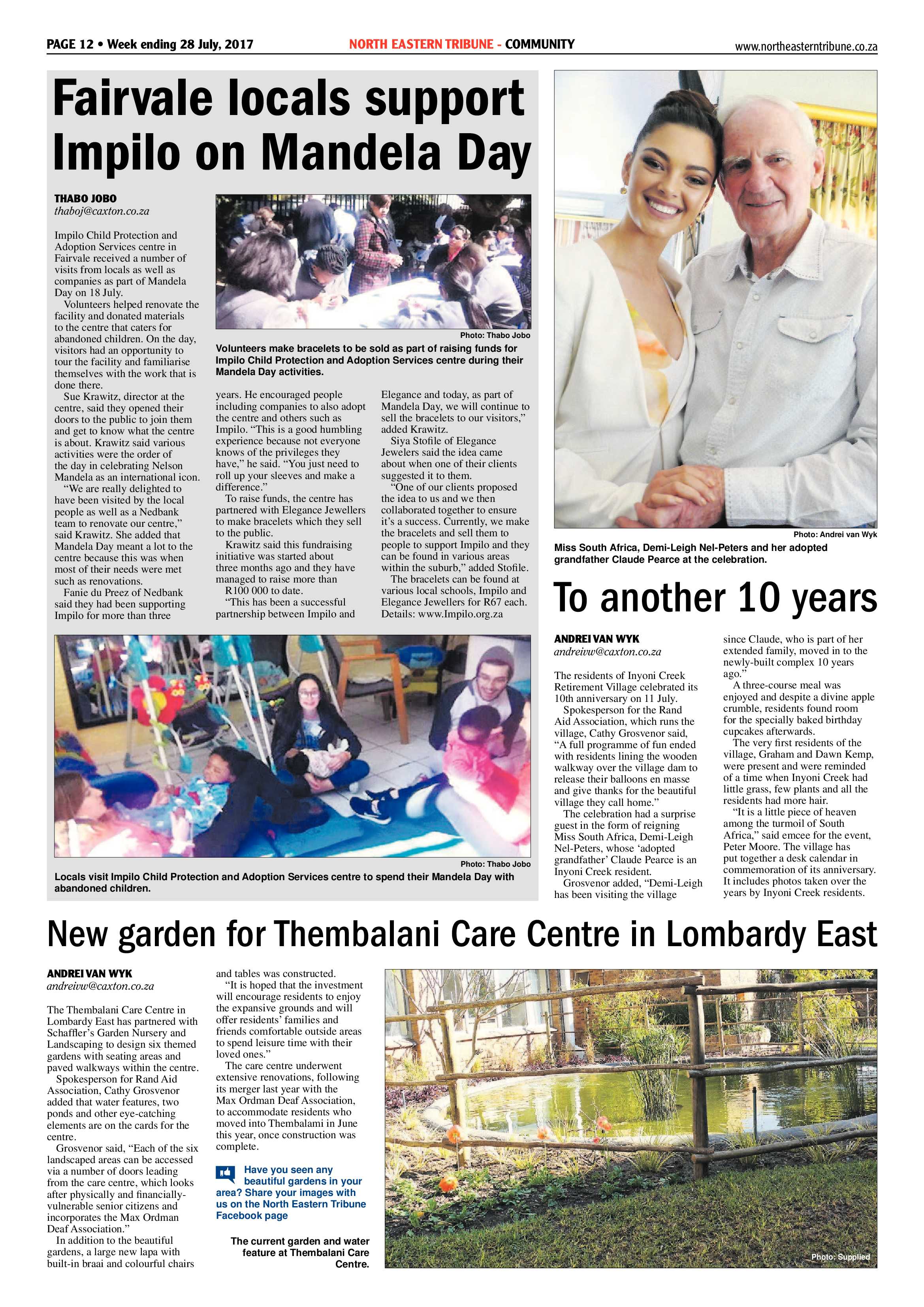 North Eastern Tribune 28 July 2017 page 12