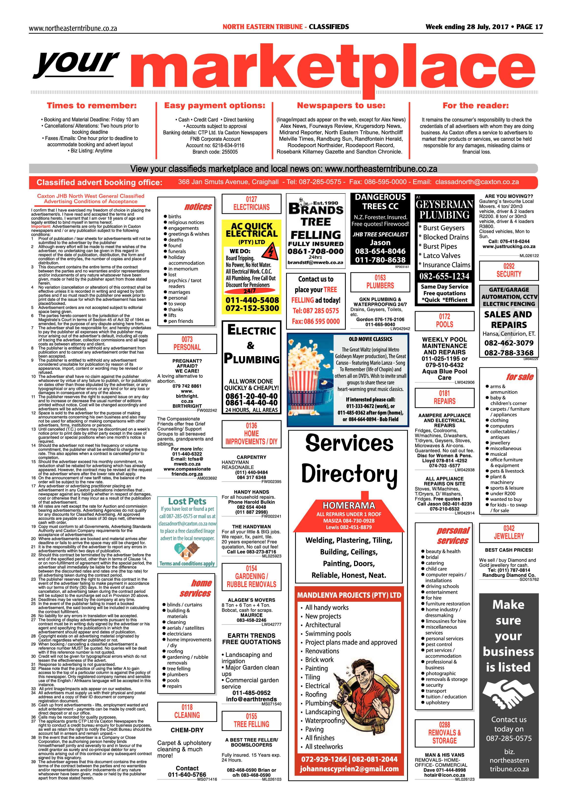 North Eastern Tribune 28 July 2017 page 17