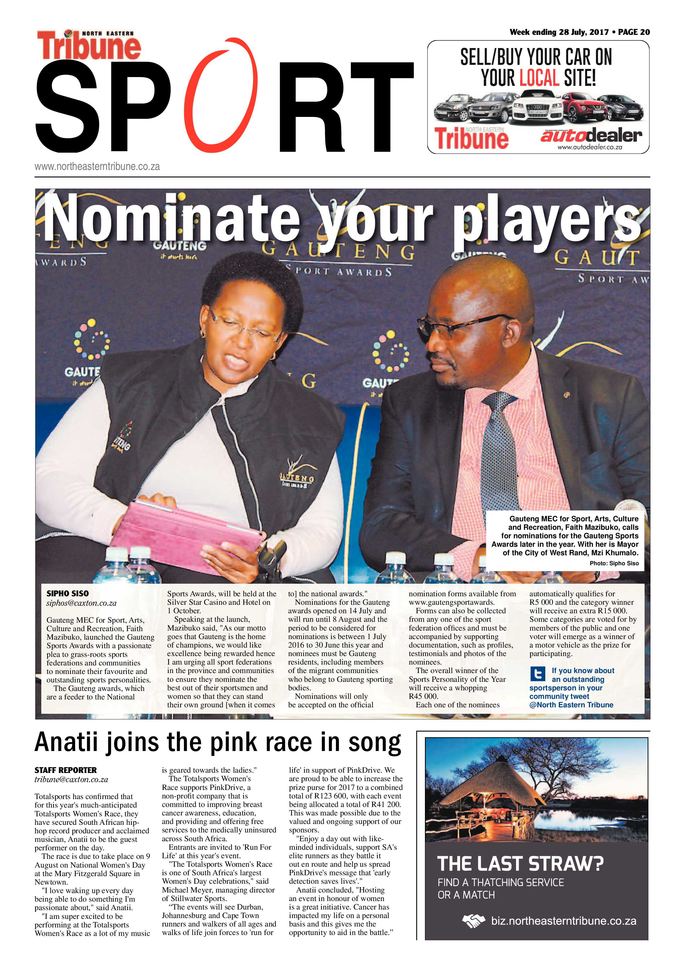North Eastern Tribune 28 July 2017 page 20