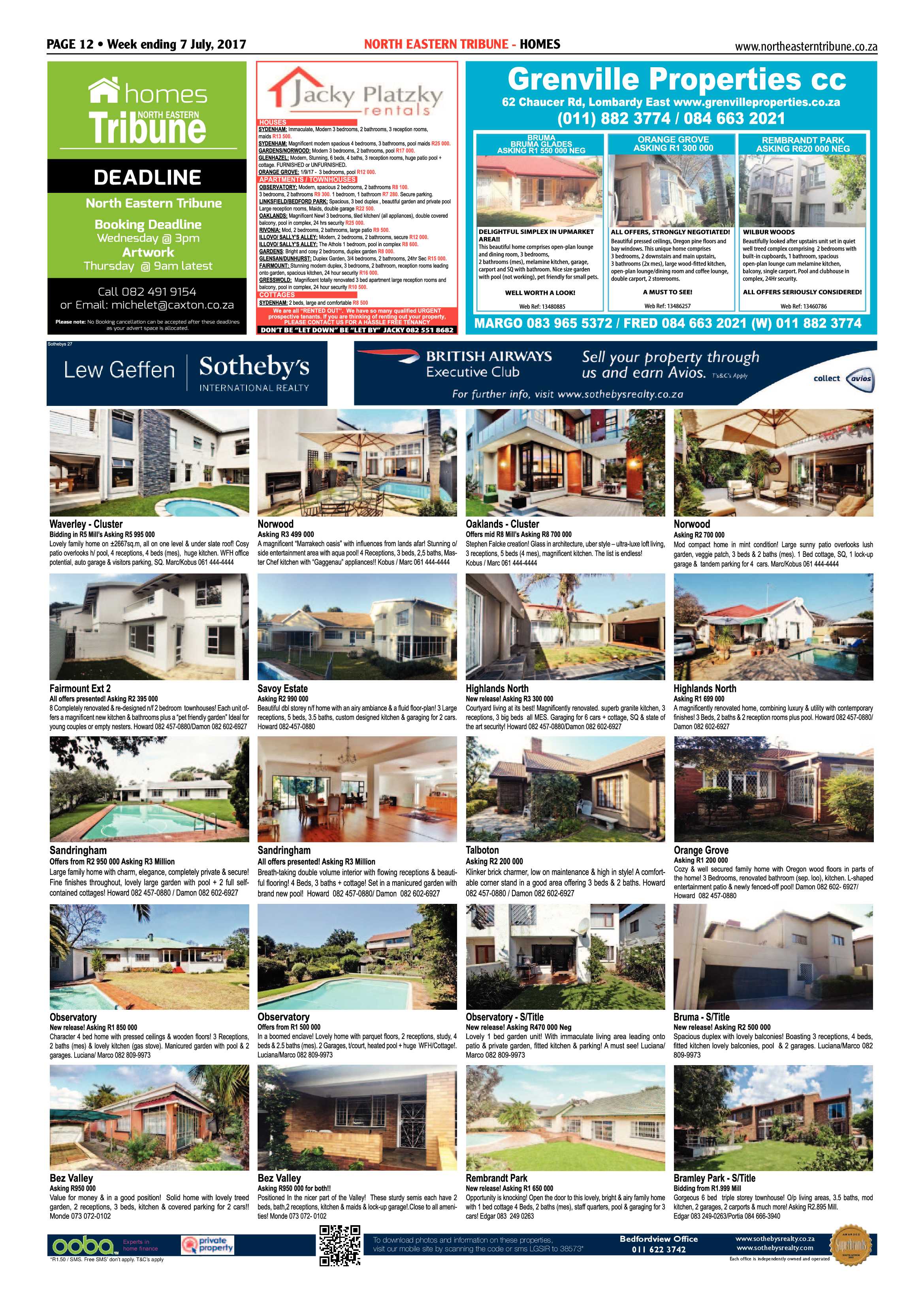 North Eastern Tribune 7 July 2017 page 12