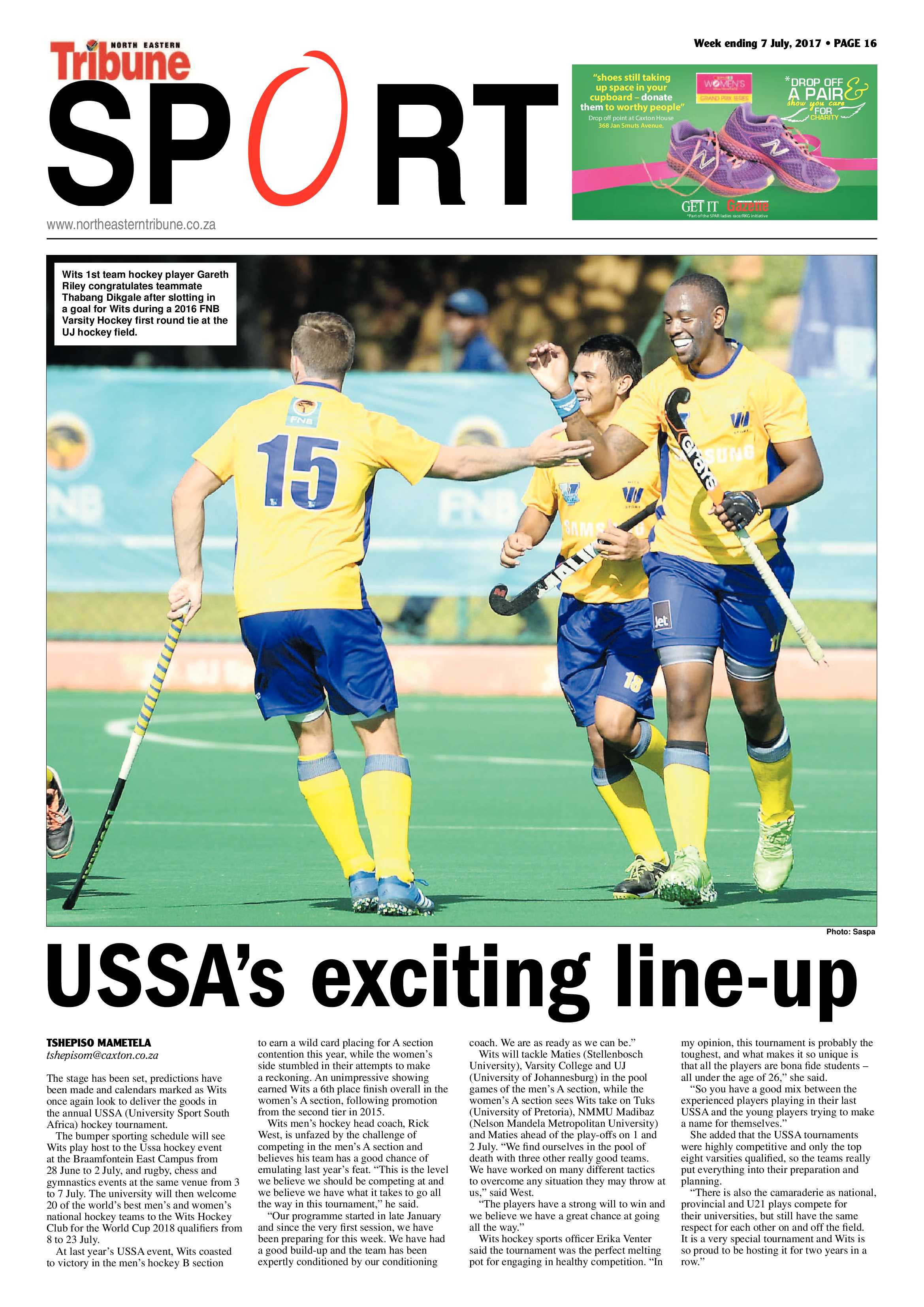 North Eastern Tribune 7 July 2017 page 16