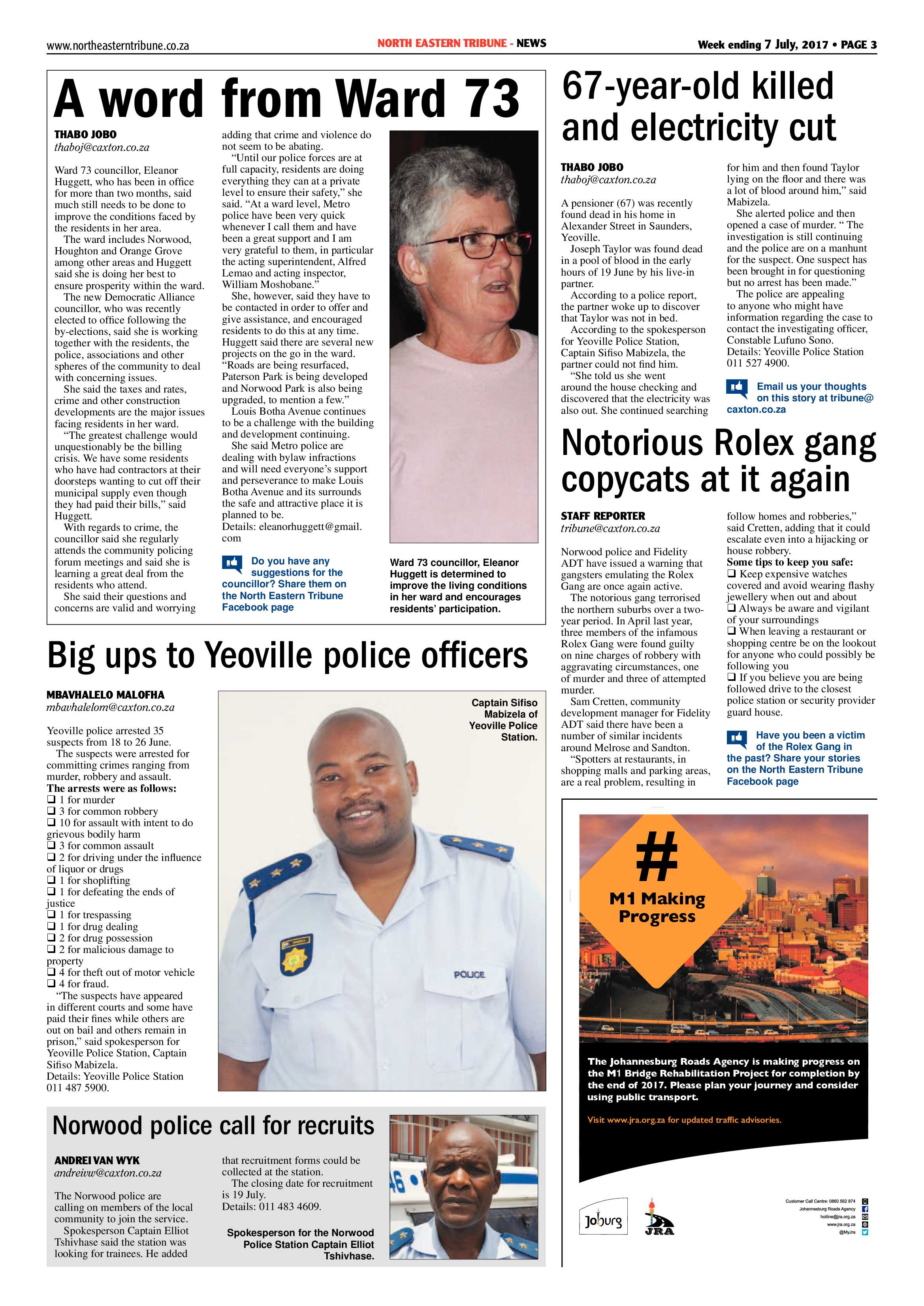 North Eastern Tribune 7 July 2017 page 3