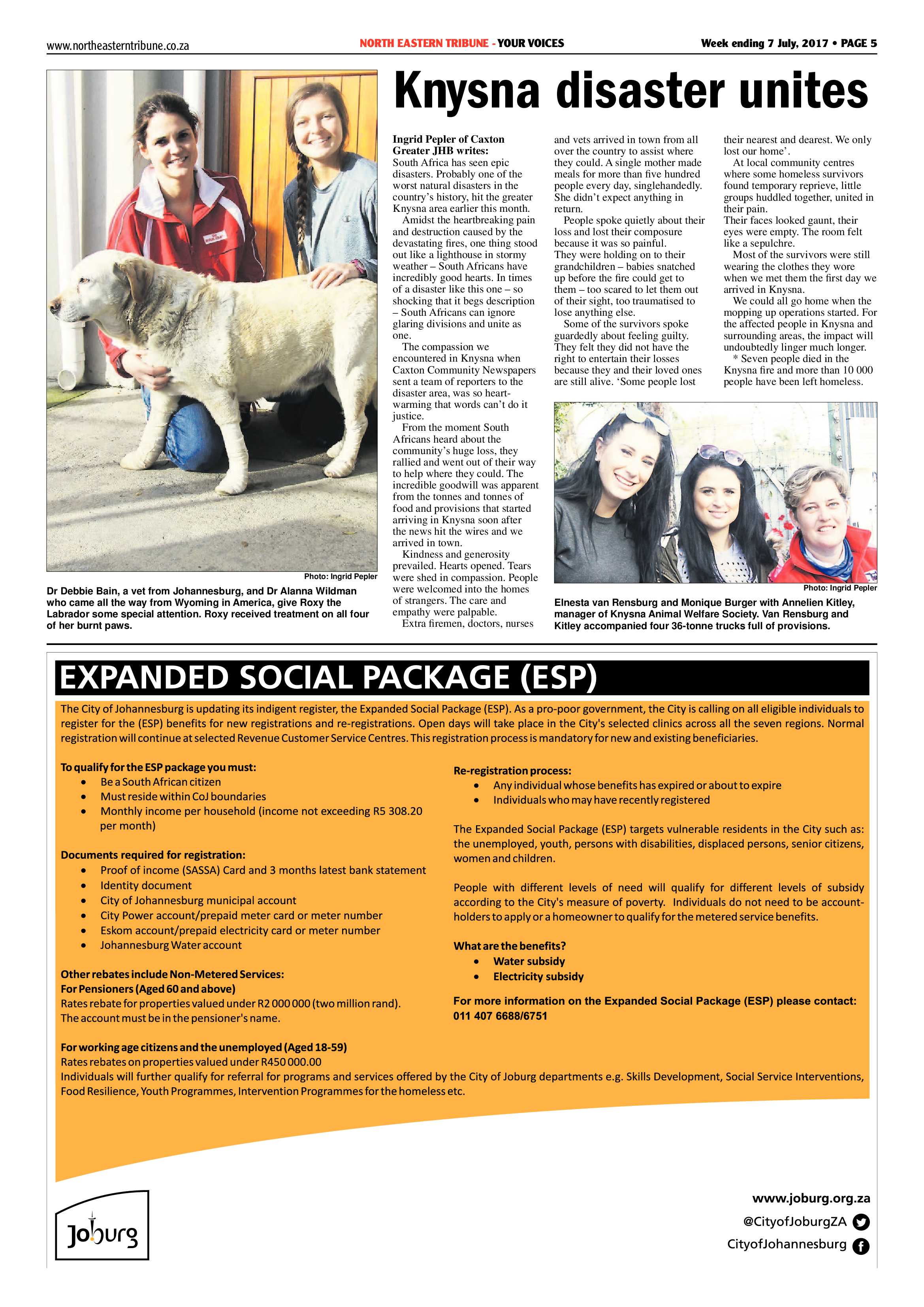 North Eastern Tribune 7 July 2017 page 5