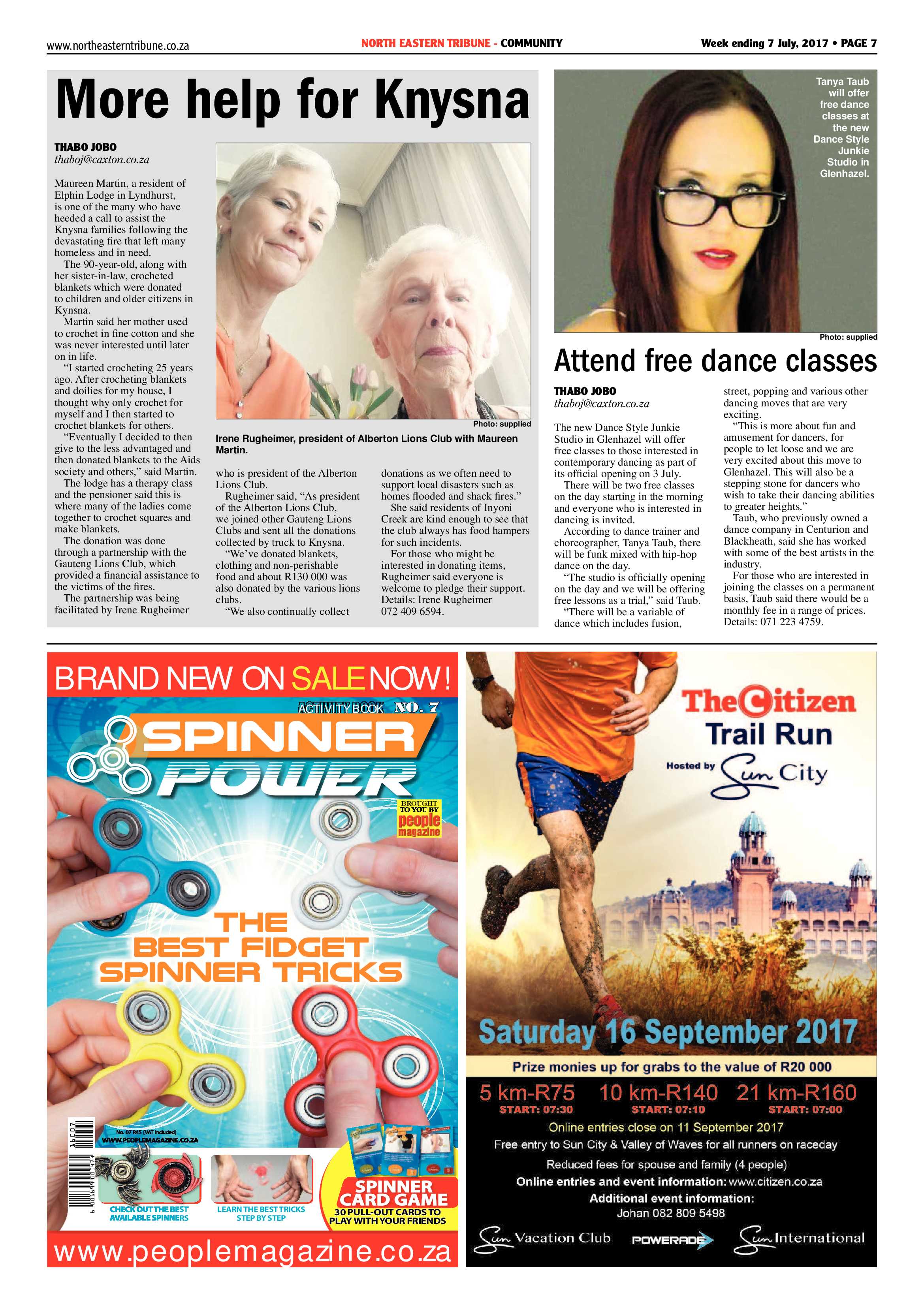 North Eastern Tribune 7 July 2017 page 7