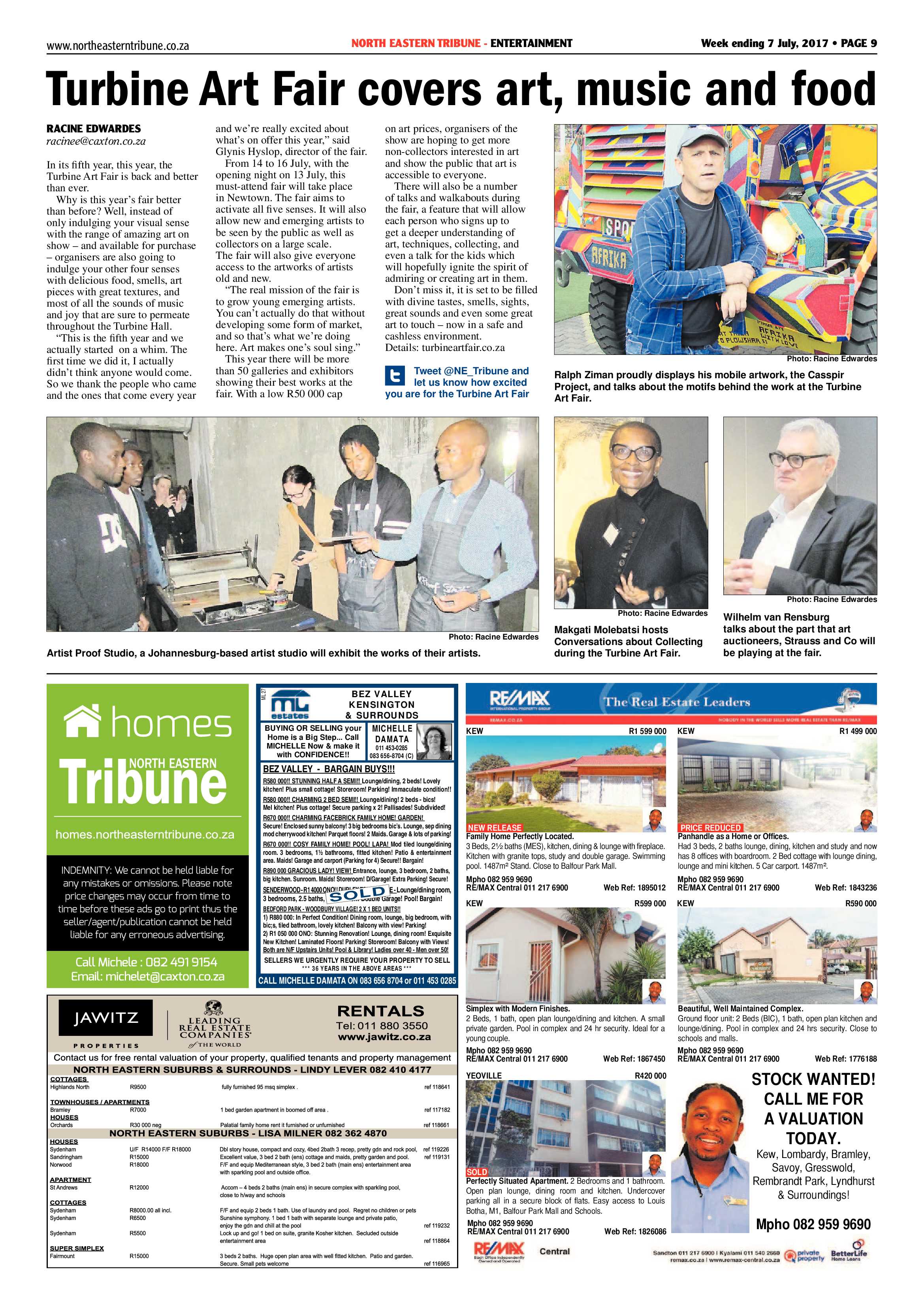 North Eastern Tribune 7 July 2017 page 9