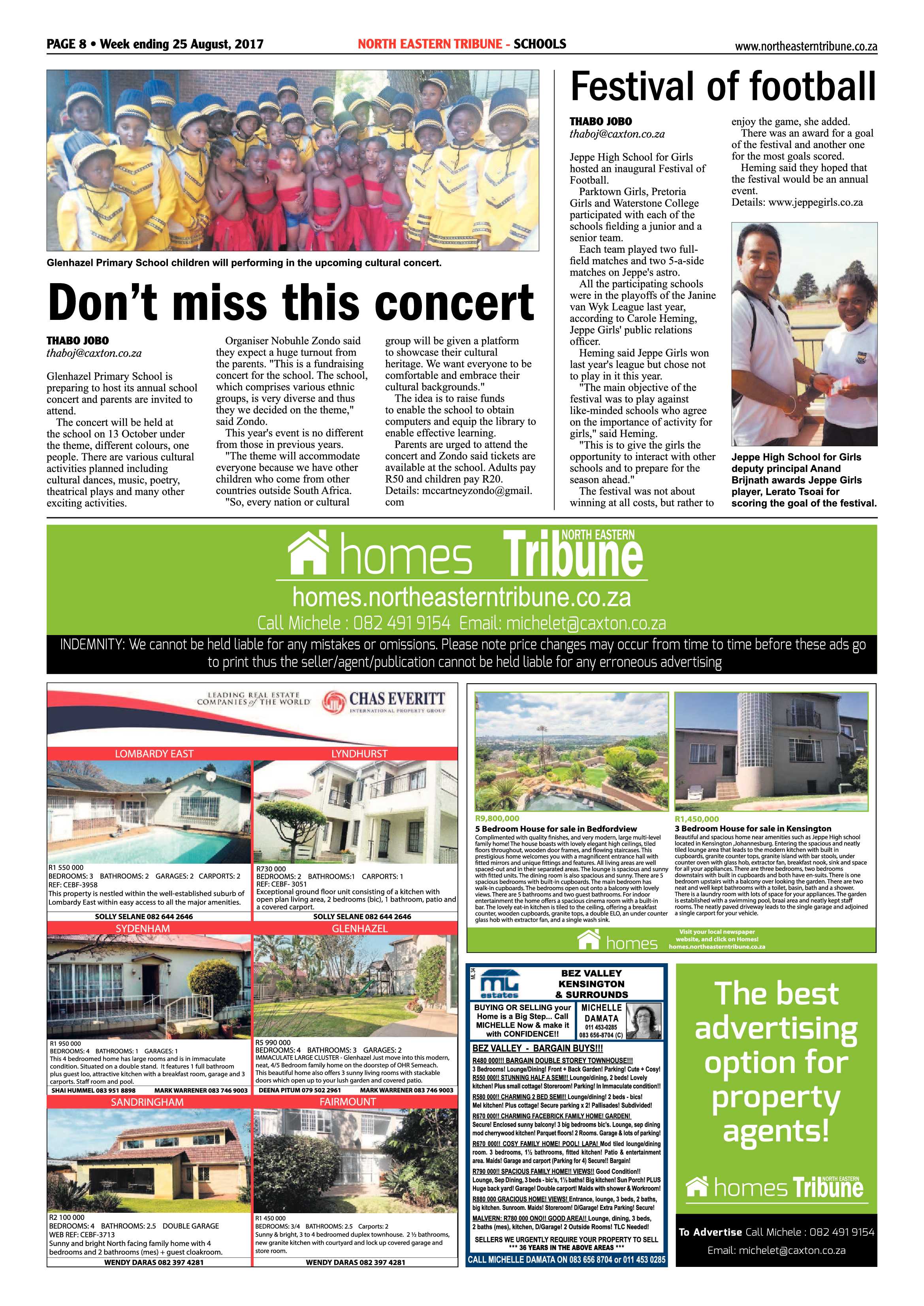 North Eastern Tribune 25 August 2017 page 8