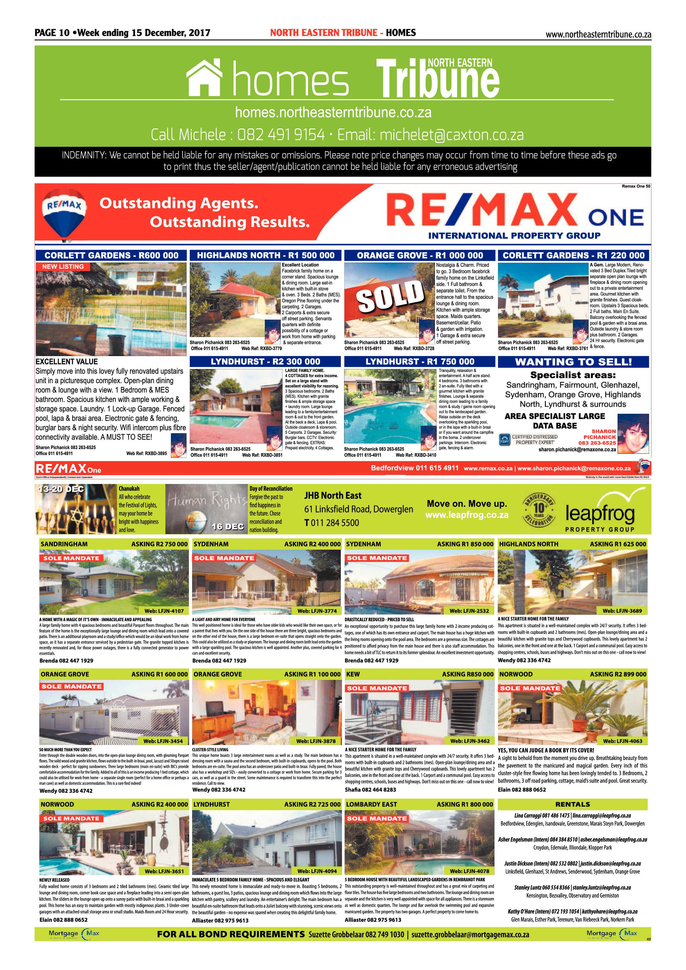 North Eastern Tribune 15 December 2017 page 10